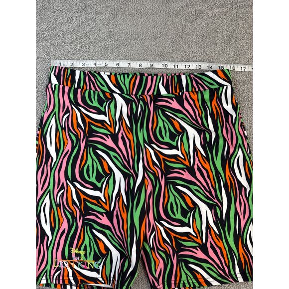 ASOS x Disney The Lion King Shorts Bright Bold Neon Vacation US Size 12 - Picture 5 of 6